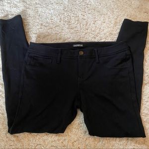 Express Black Stretch Jeggings Size M